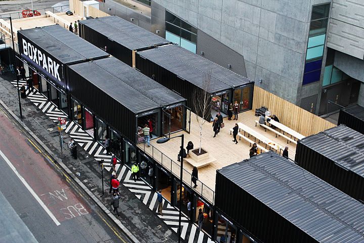 containers usados en restaurantes