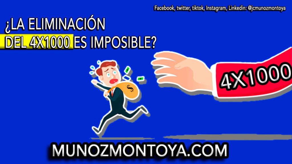 ¿Es imposible eliminar el impuesto de&nbsp;4×1000?
