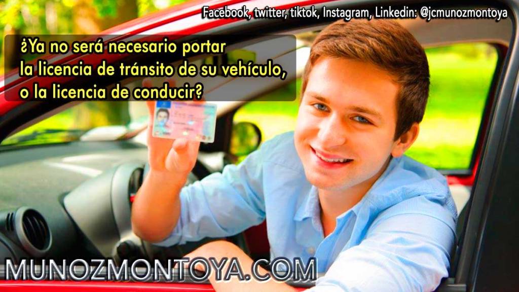 ¿Ya no será necesario portar la licencia de tránsito de su vehículo, o la licencia de&nbsp;conducir?