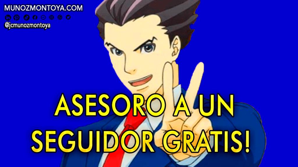 Asesoré a un seguidor de manera&nbsp;gratuita