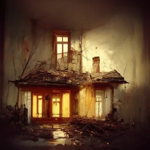 La tristeza y soledad que producen una casa embargada.